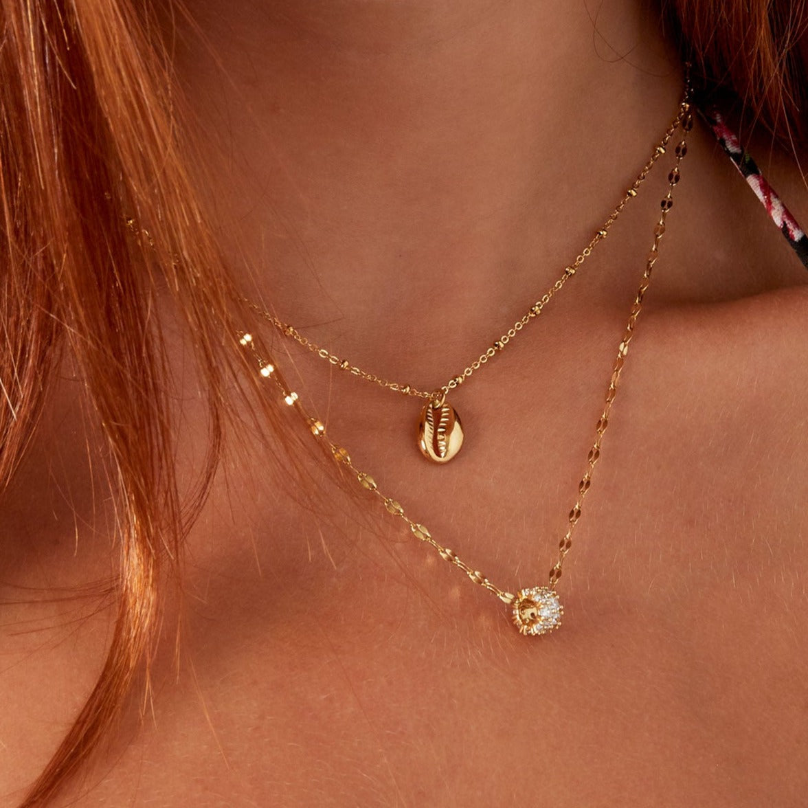 Schakelketting met schelp