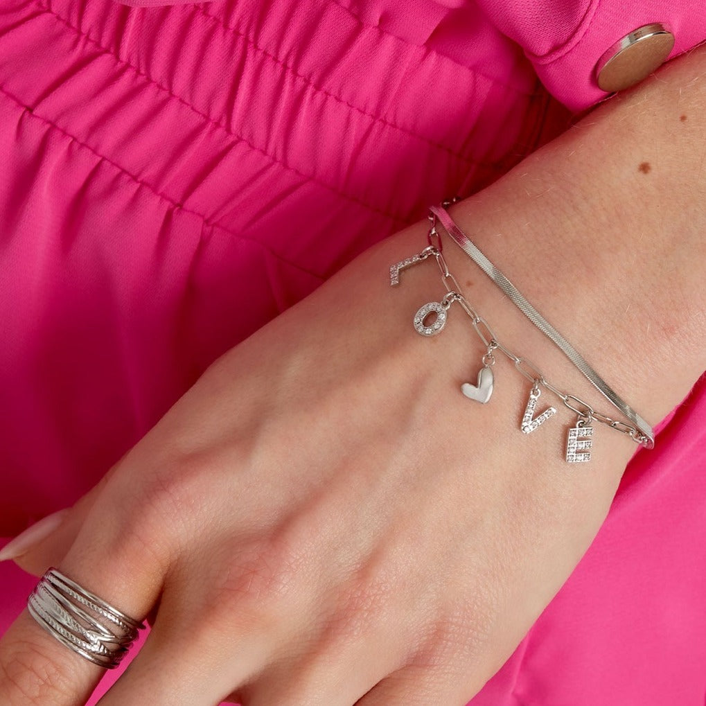 Love armband bedels