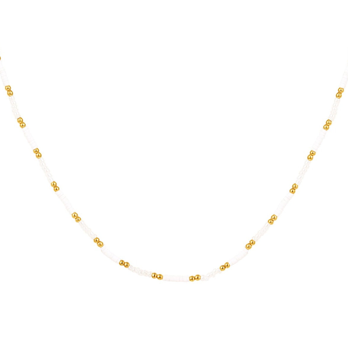 Ketting kleine kleurrijke kraaltjes