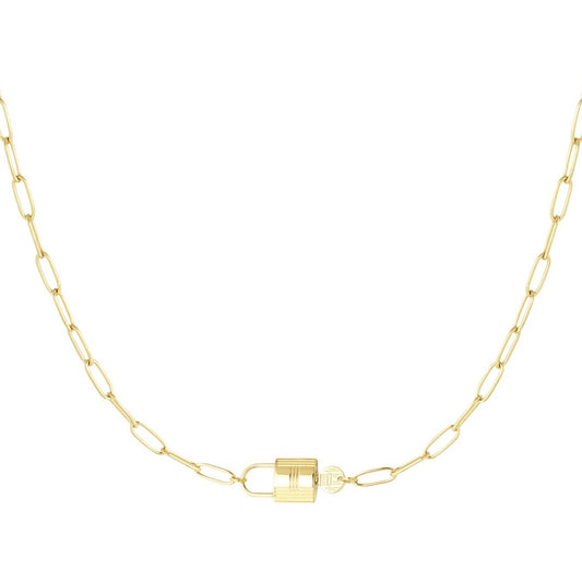 Ketting schakel met slot