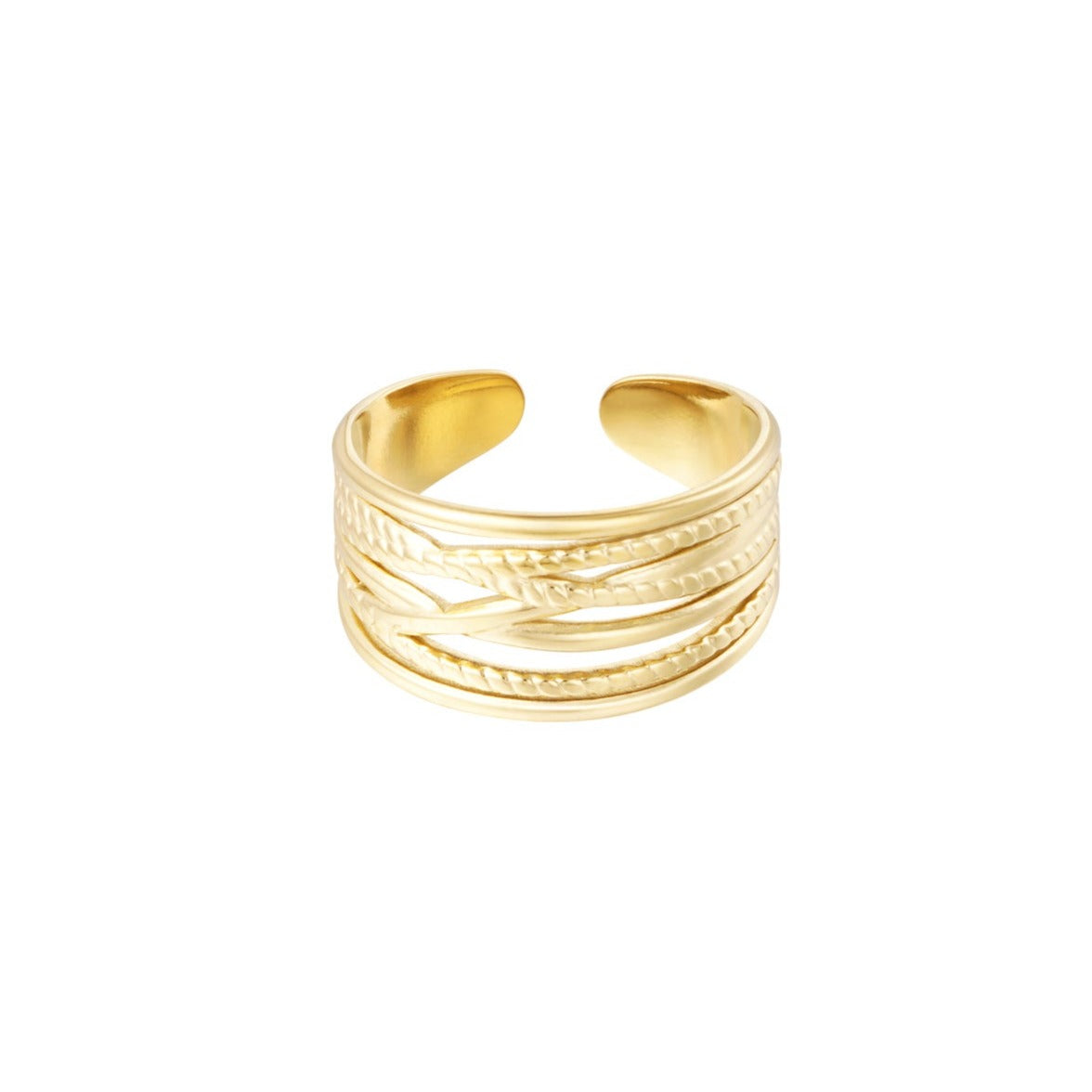 Ring verschillende laagjes