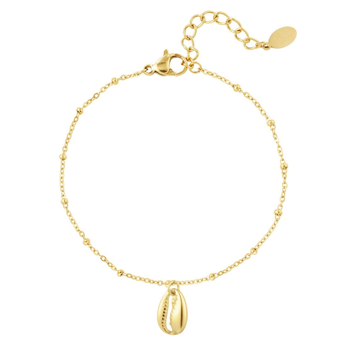 Armband met schelpje