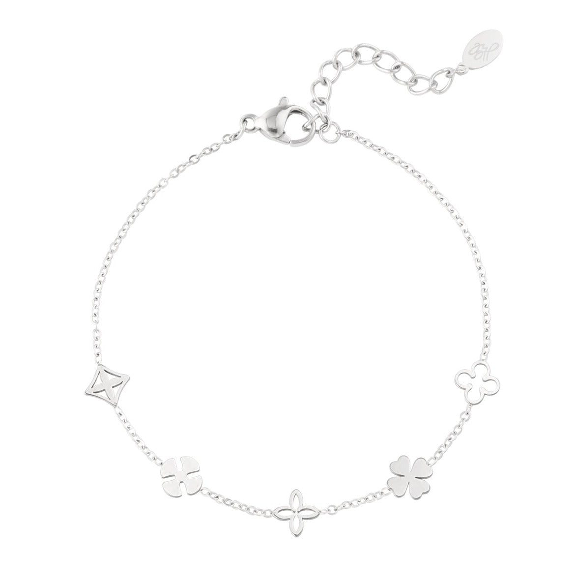 Armband vijf bedels