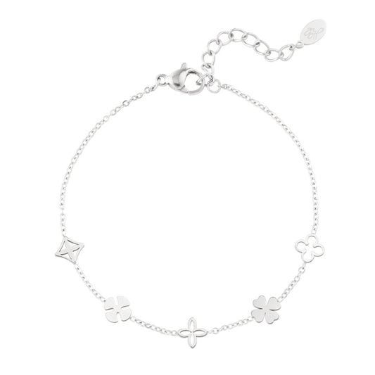 Armband vijf bedels