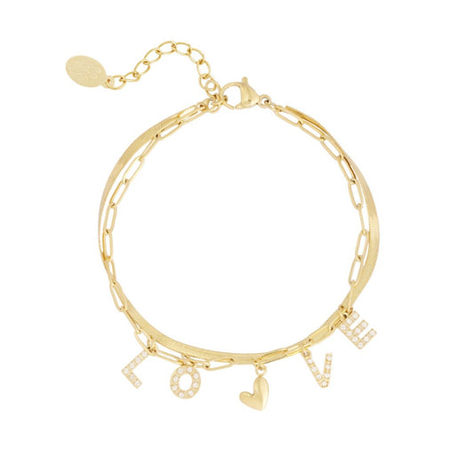 Love armband bedels
