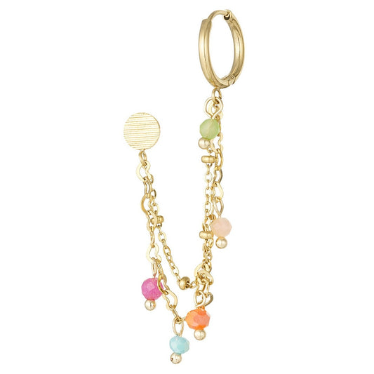 Oorbel technicolor treasure