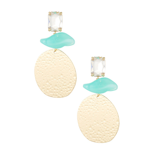 Statement beach oorbellen