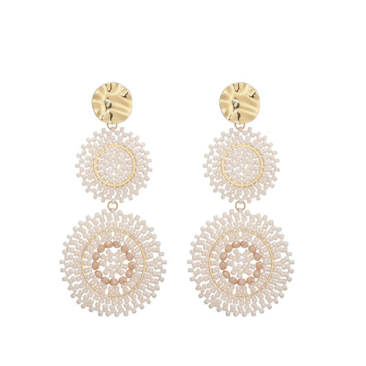 Statement oorbellen two rounds