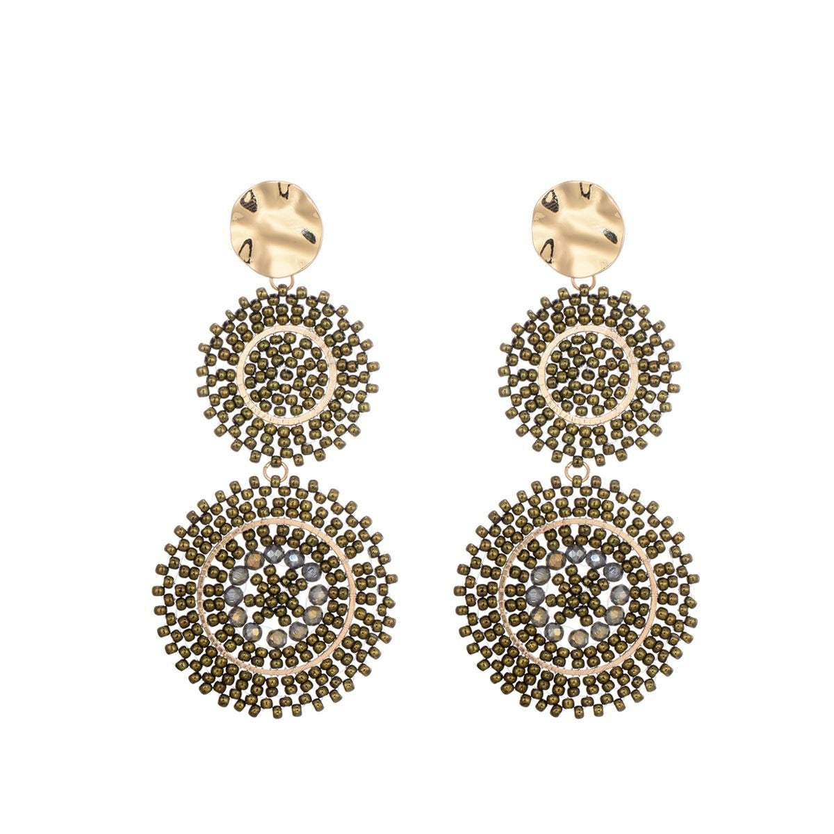 Statement oorbellen two rounds