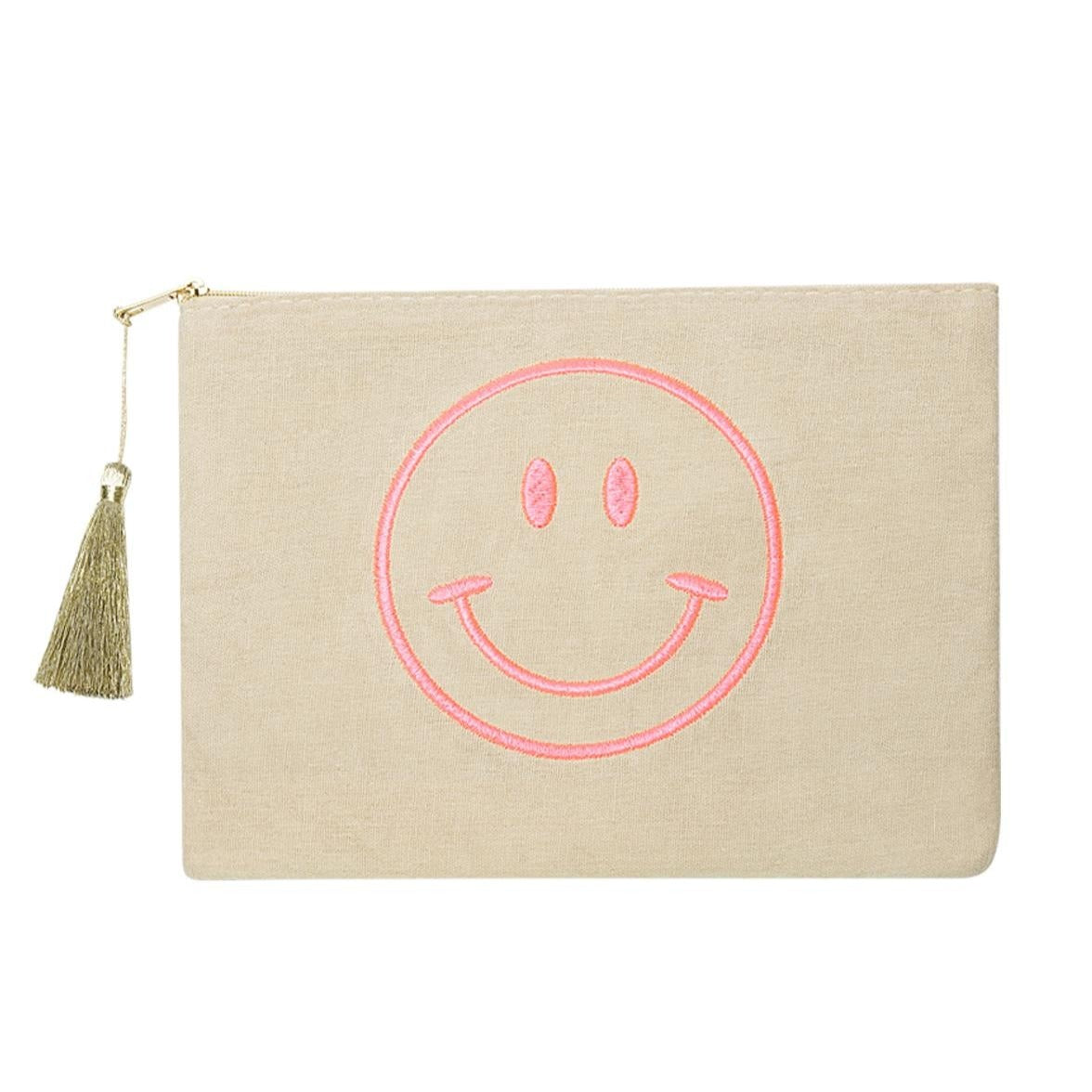 Make-up tas met smiley