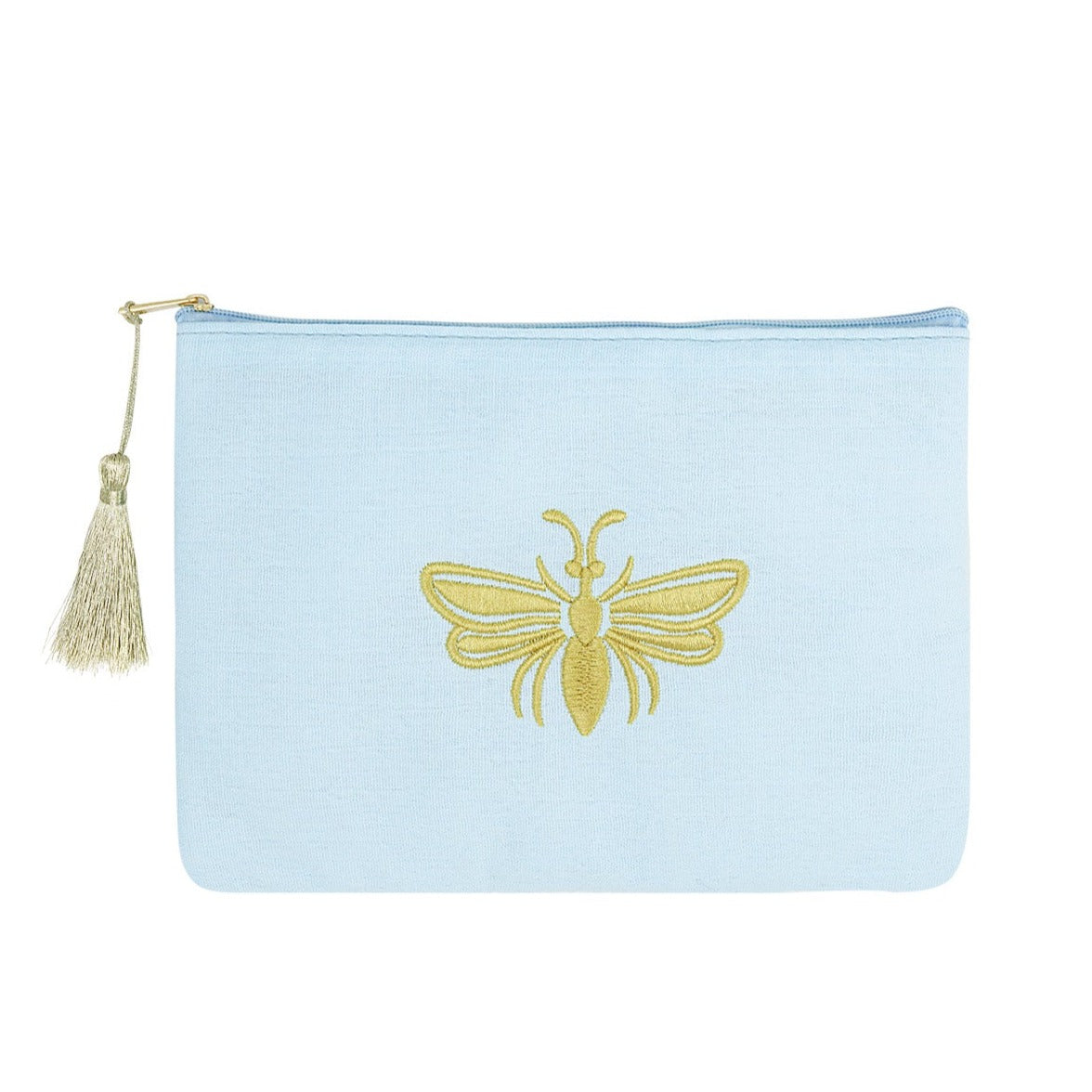 Make-up tas met gouden bij