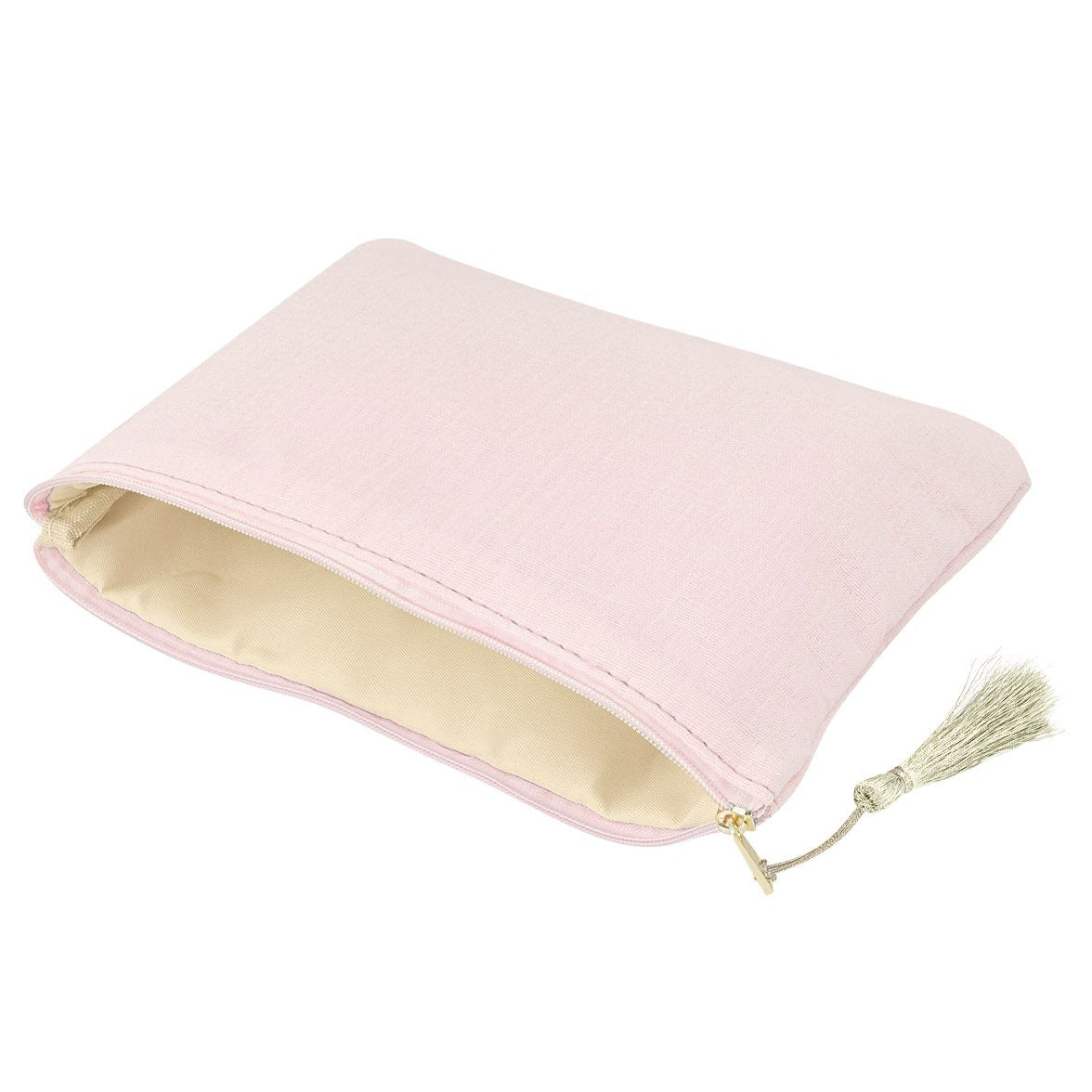 Make-up tas met gouden bij