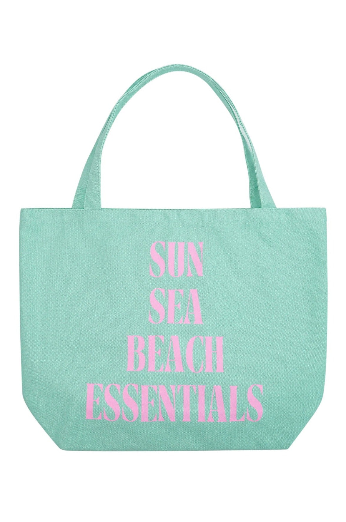 Canvas shopper beach essentials