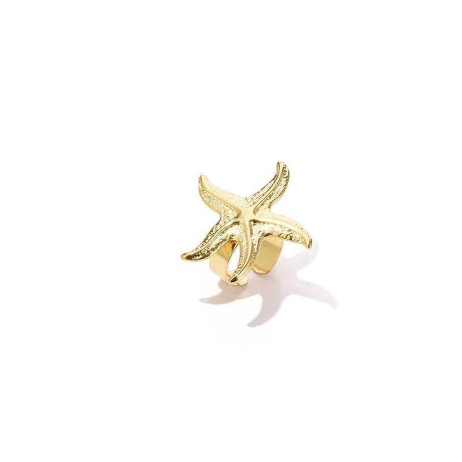 Statement ring zeester