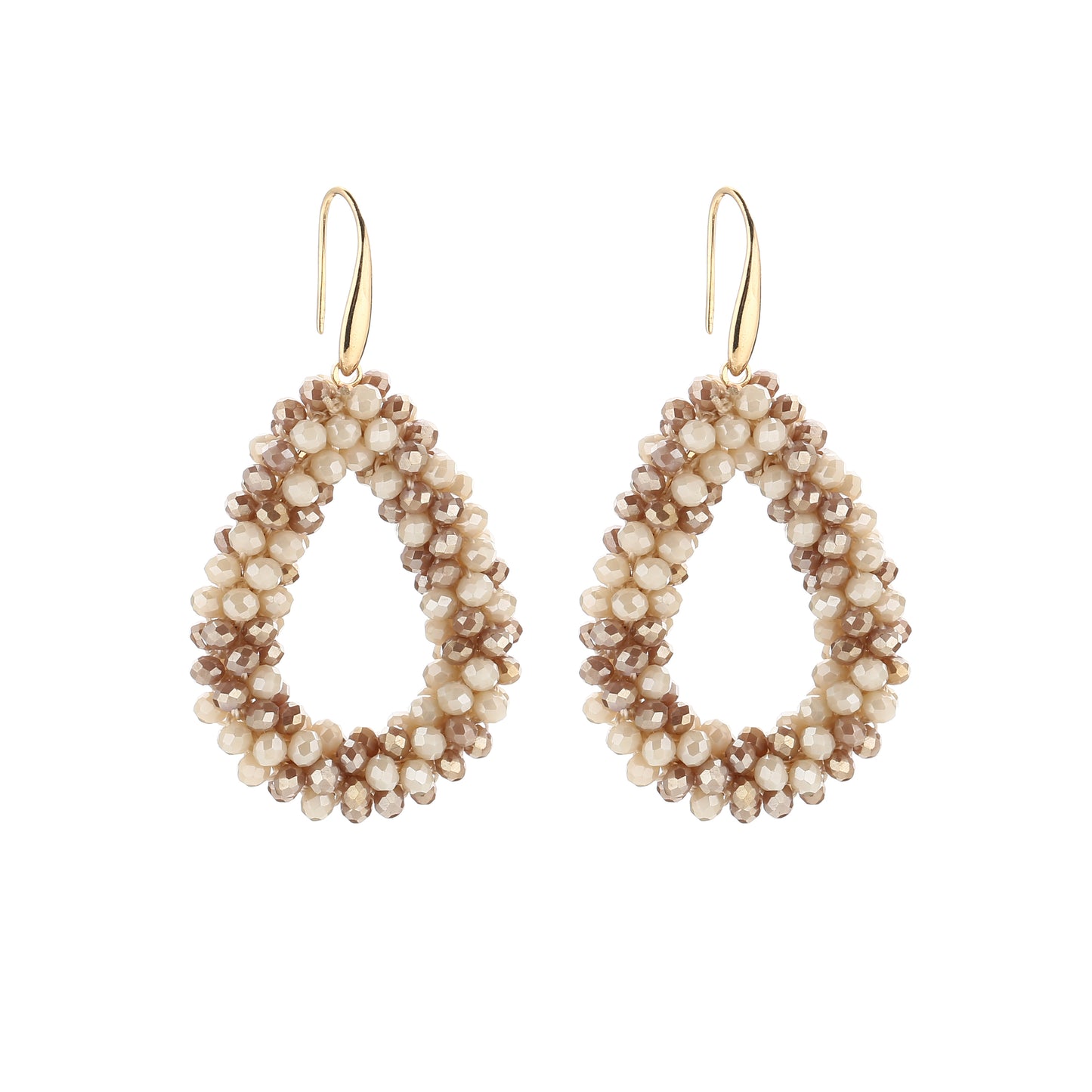 Kralen oorbellen druppel