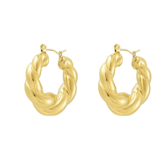 Oorbellen dangling twist