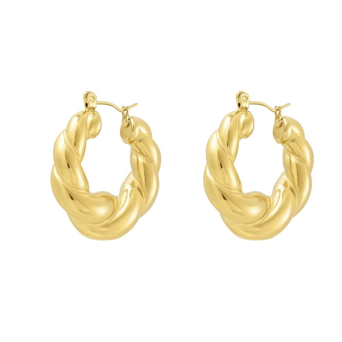 Oorbellen dangling twist