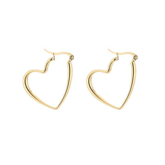 Love hart oorbellen